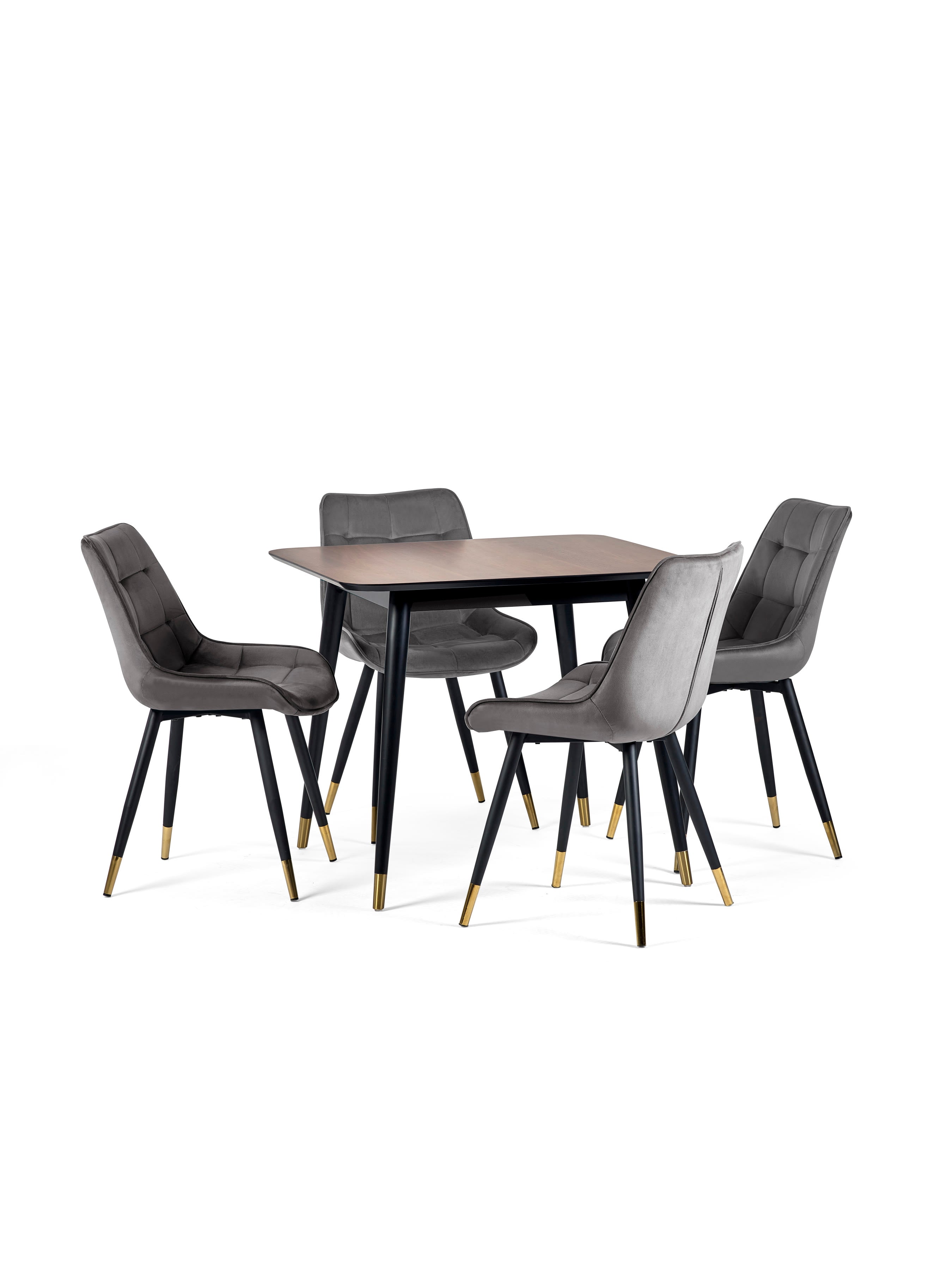 Hadid Dining Chairs - Grey (Set Of 2)