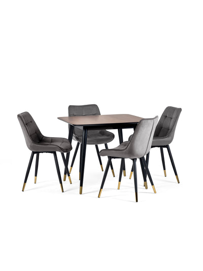 Hadid Dining Chairs - Grey (Set Of 2)