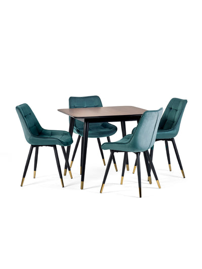 Hadid Dining Chairs - Green (Set Of 2)