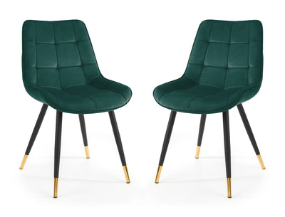 Hadid Dining Chairs - Green (Set Of 2) – Julian Bowen