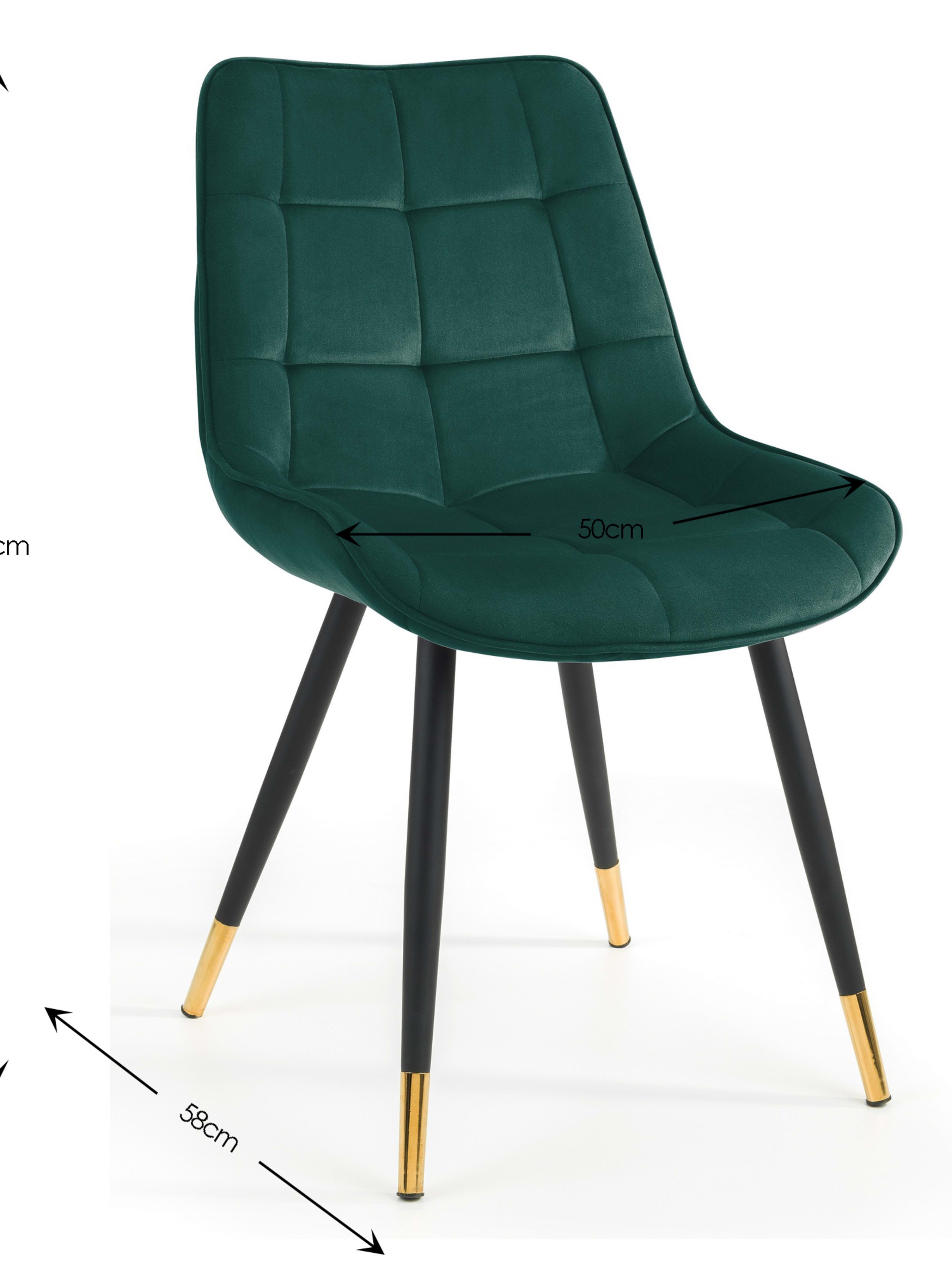 Hadid Dining Chairs - Green (Set Of 2)