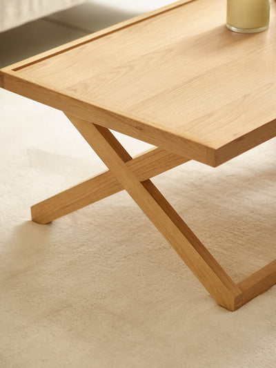 Haddon Natural Oak 110cm Coffee Table – Natural Oak Effect