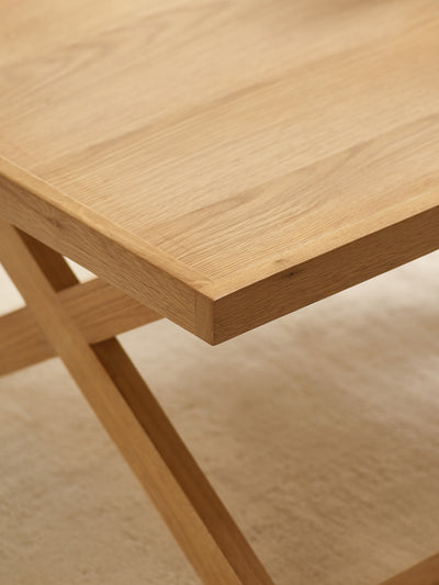 Haddon Natural Oak 110cm Coffee Table – Natural Oak Effect