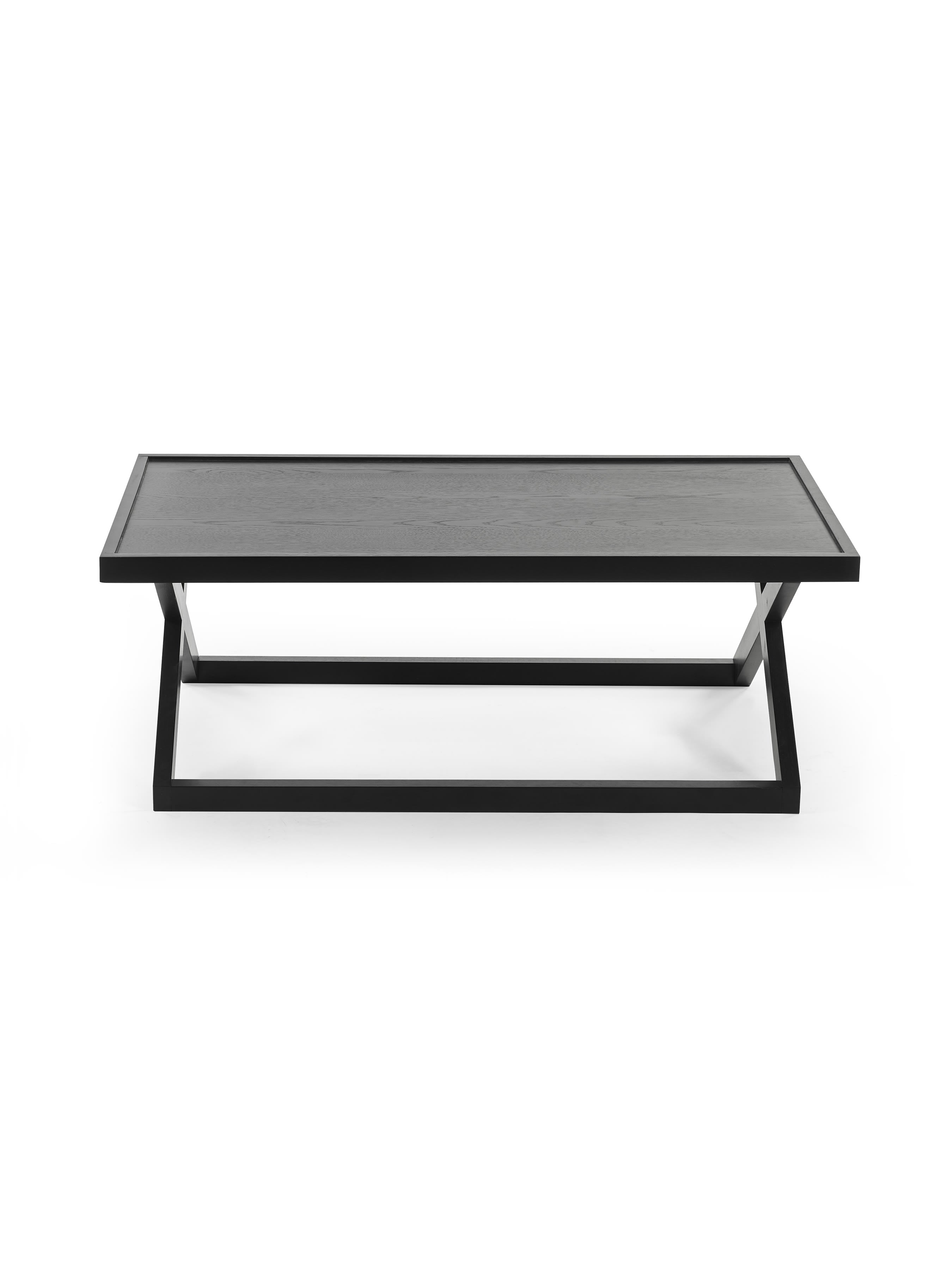 Haddon Black 110cm Coffee Table