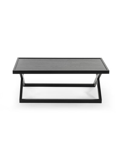 Haddon Black 110cm Coffee Table