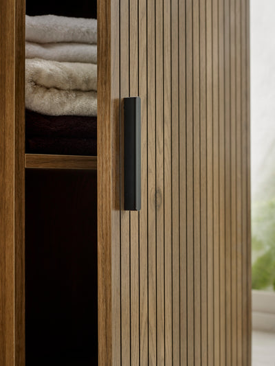 Hampshire Walnut Effect Bathroom Storage Cabinet