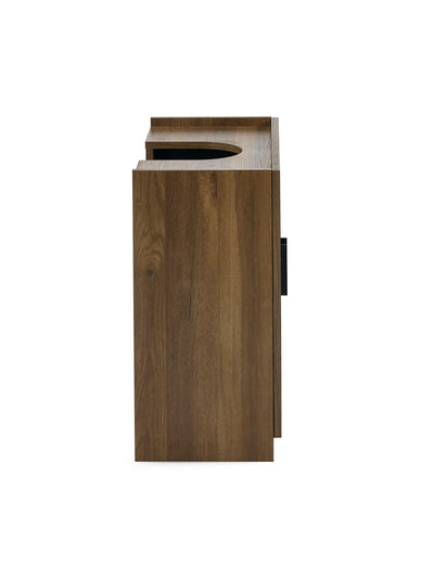 Hampshire Walnut Effect Under Sink Bathroom Storage Unit