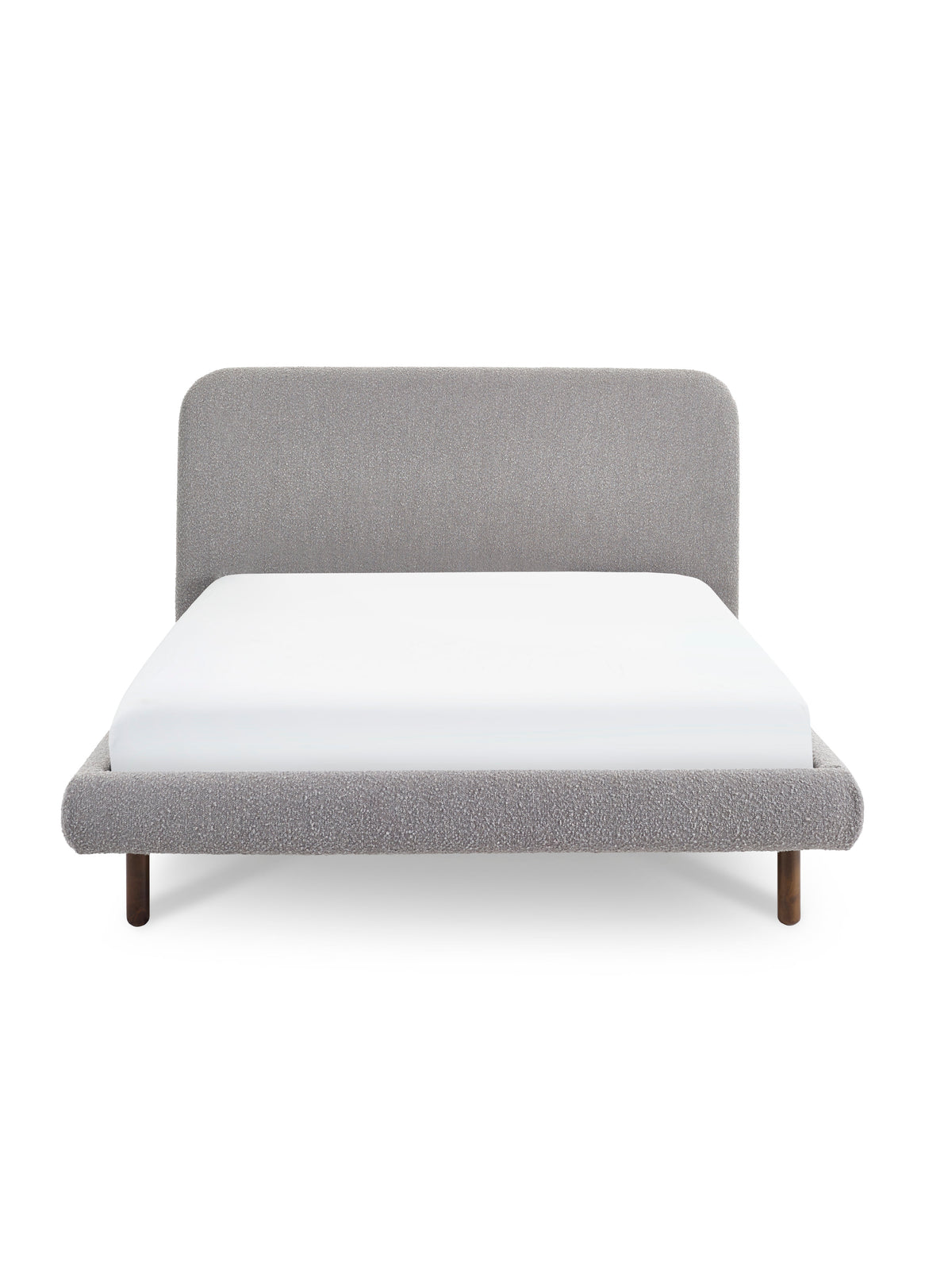 Hannah Boucle Bed - Grey