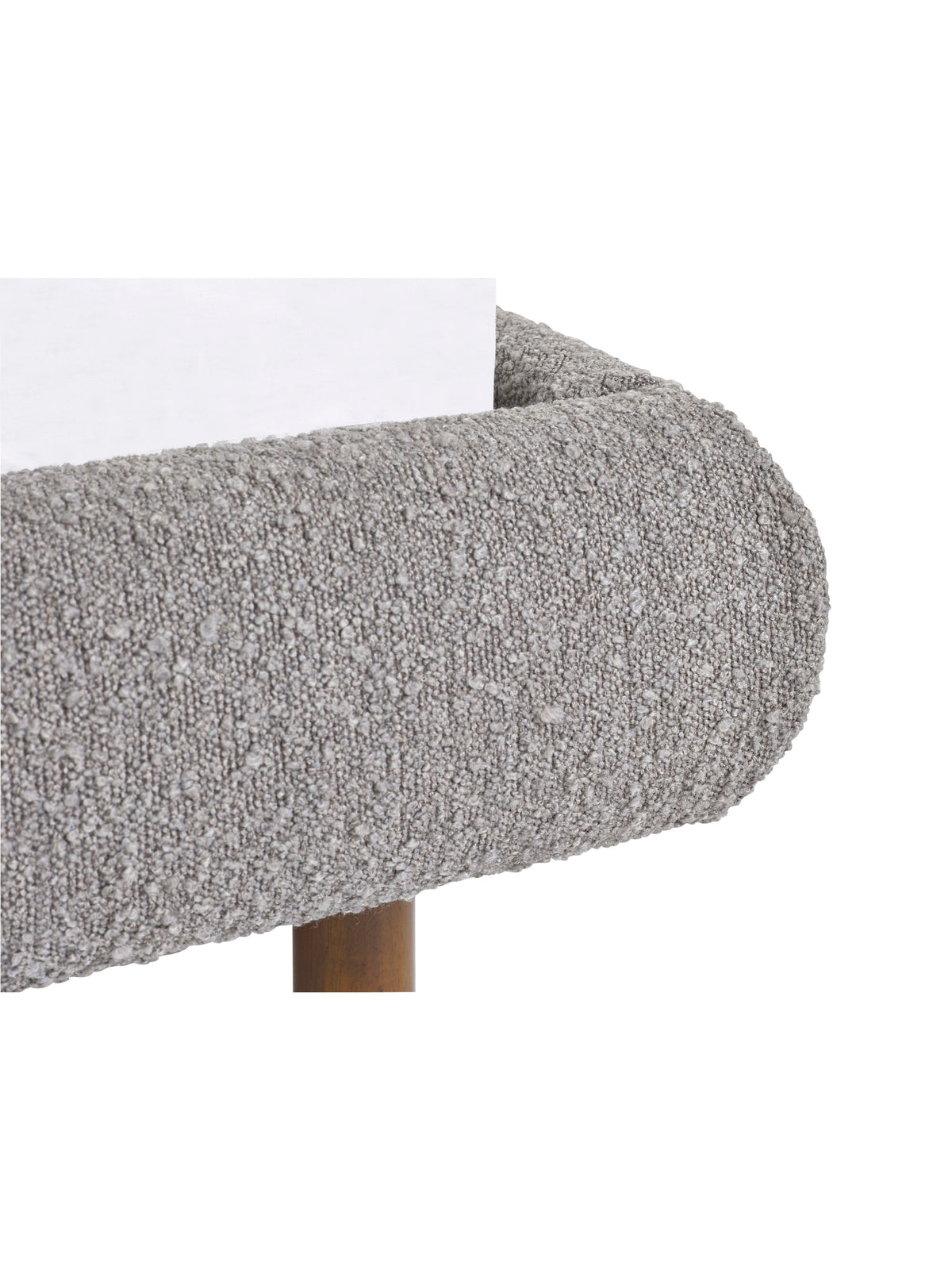 Hannah Boucle Bed - Grey