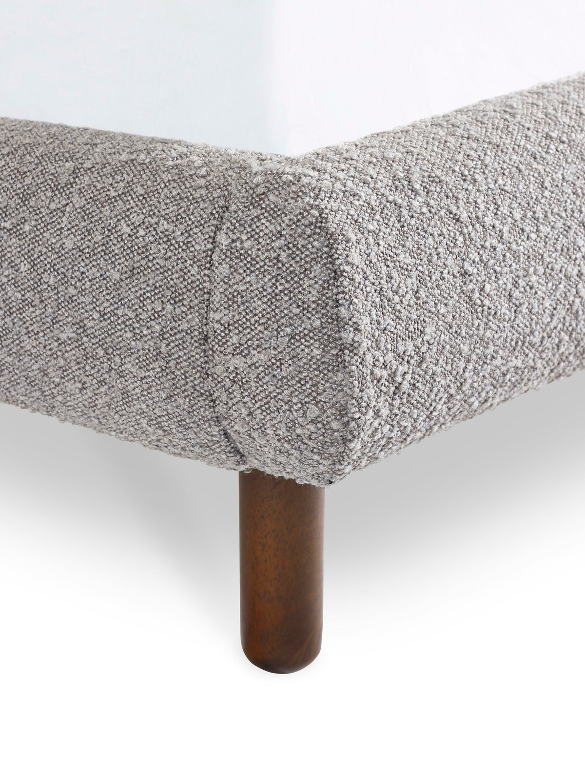 Hannah Boucle Bed - Grey