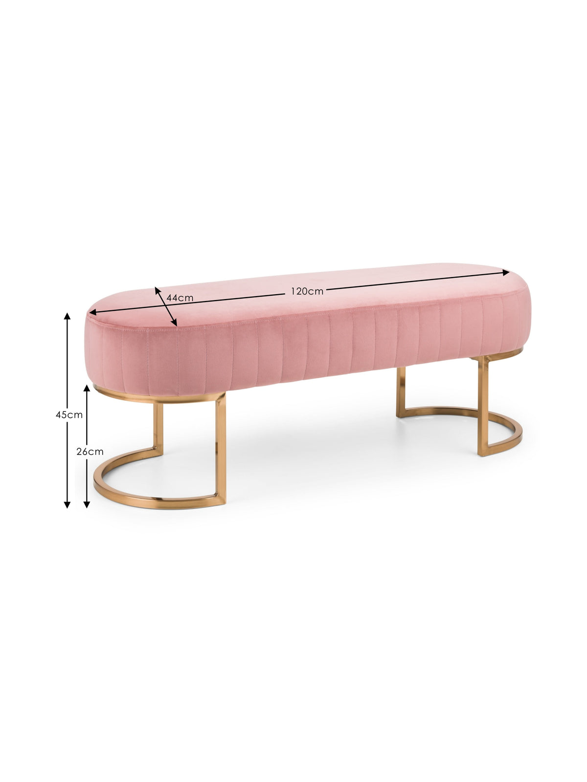 Harrogate Bench - Pink