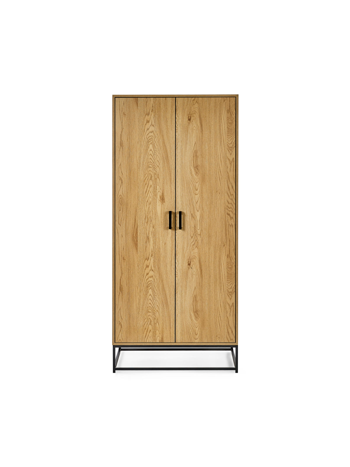 Harlow Light Oak Effect 2 Door Wardrobe