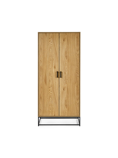 Harlow Light Oak Effect 2 Door Wardrobe