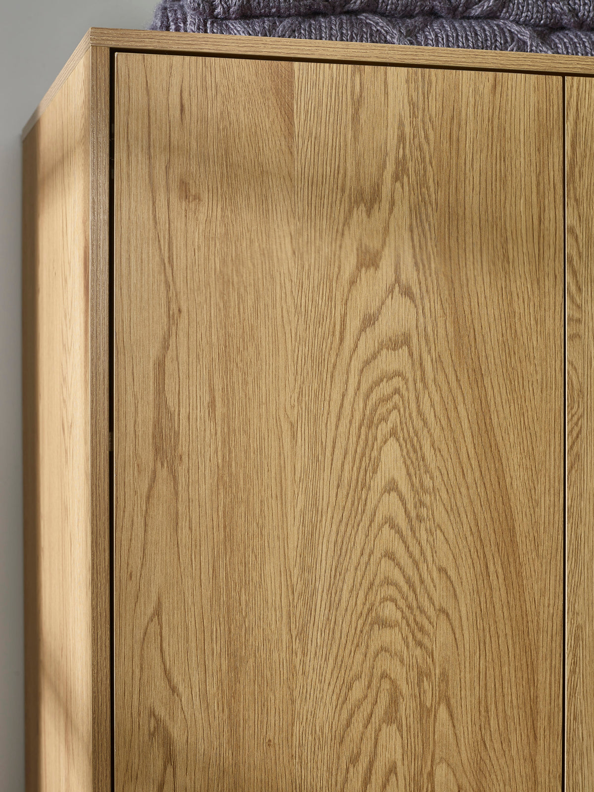 Harlow Light Oak Effect 2 Door Wardrobe