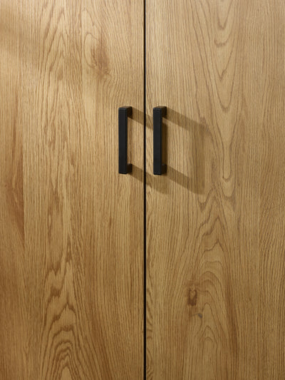 Harlow Light Oak Effect 2 Door Wardrobe