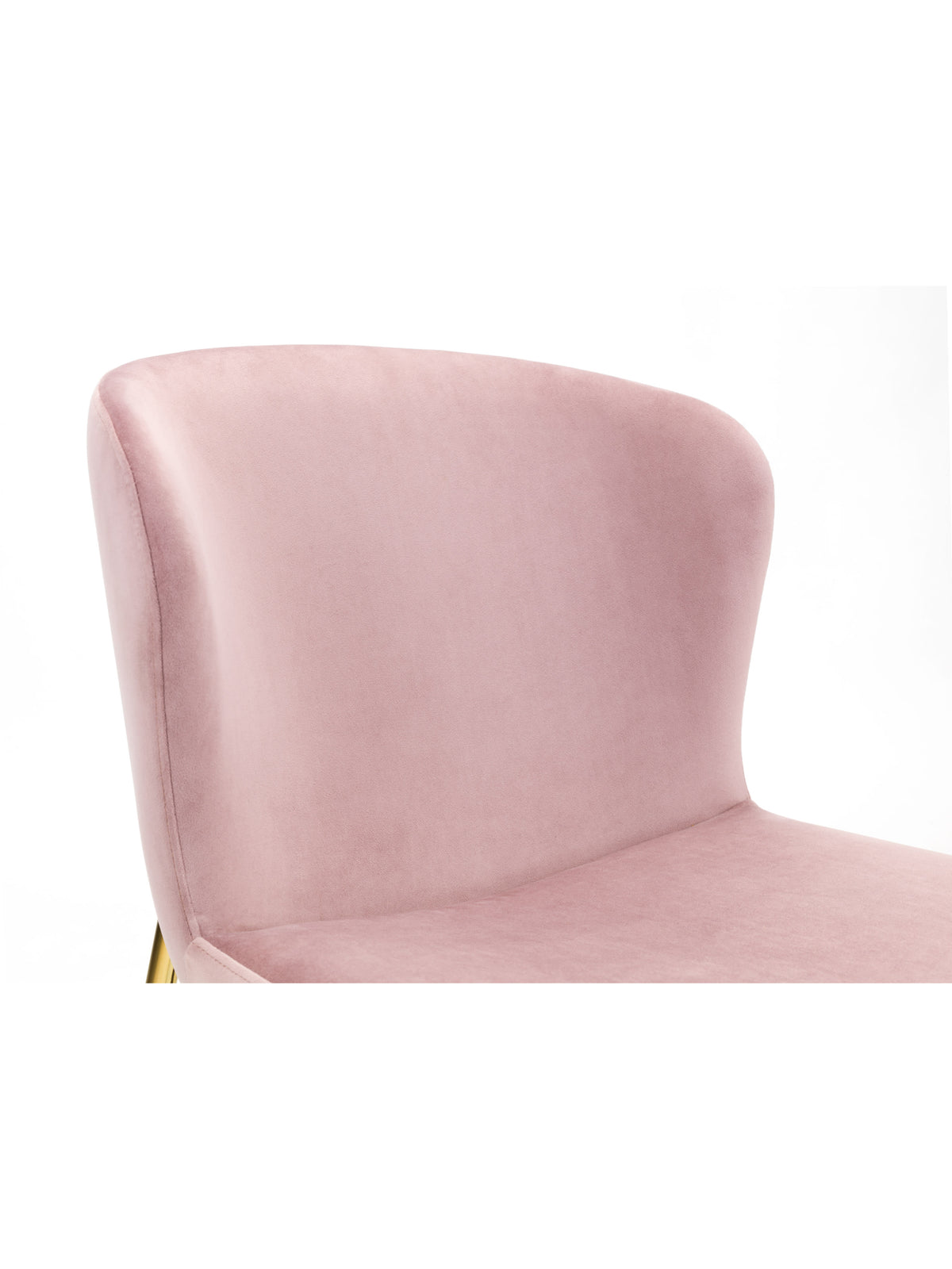 Set Of 2 Harper Dining Chairs – Dusky Pink – Dusky Pink Velvet