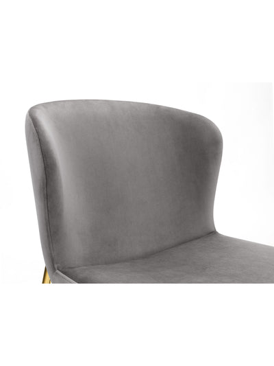 Set Of 2 Harper Dining Chairs – Grey – Grey Velvet
