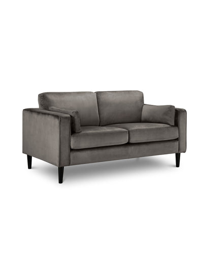 Hayward Velvet Medium 2 Seater Sofa - Grey