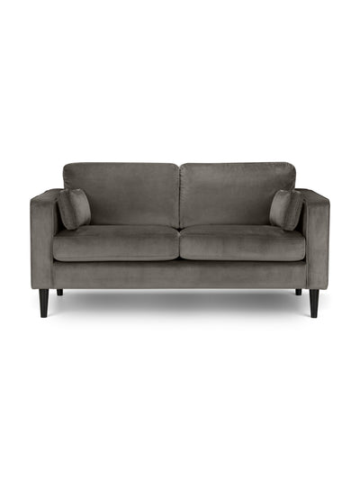 Hayward Velvet Medium 2 Seater Sofa - Grey