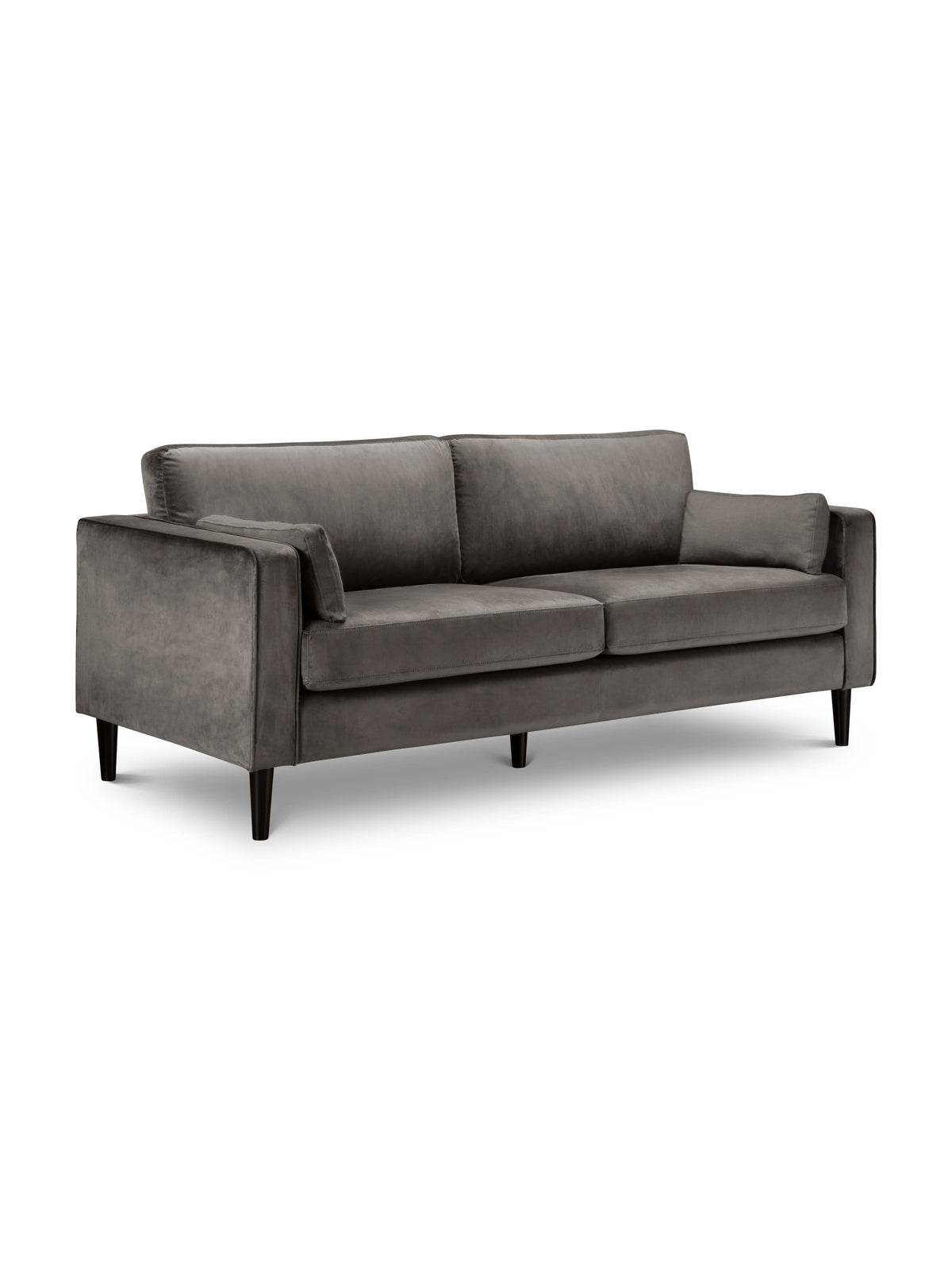 Hayward Velvet Grand 3 Seater Sofa - Grey