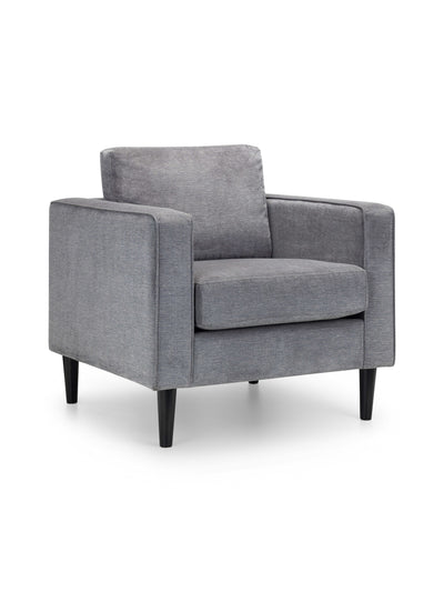 Hayward Chair - Dark Grey Chenille Fabric