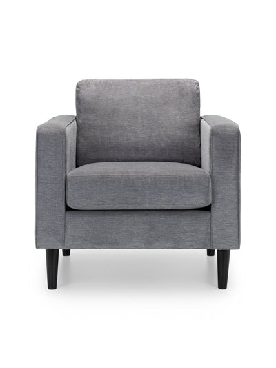 Hayward Chair - Dark Grey Chenille Fabric