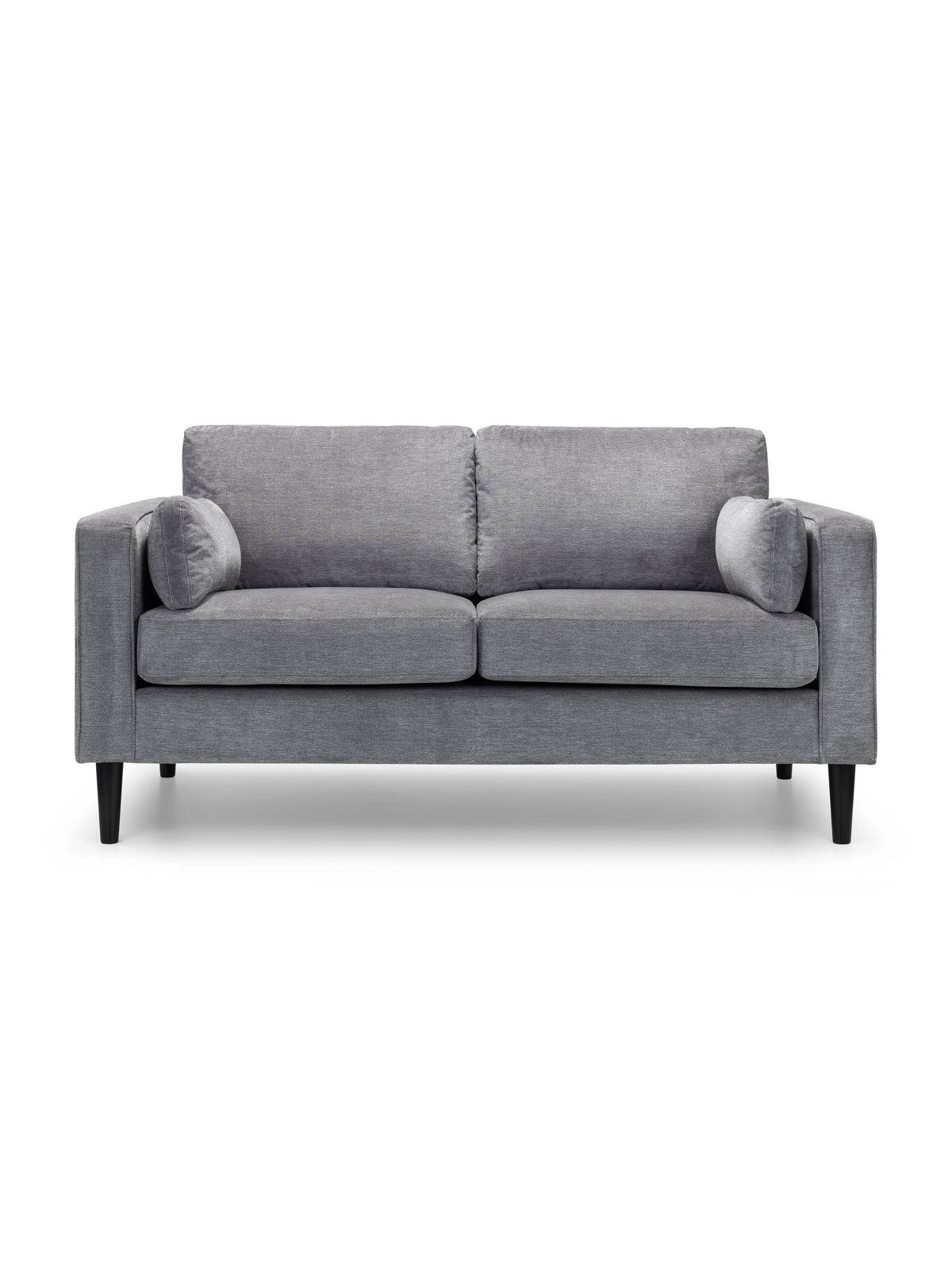 Hayward 2 Seater - Dark Grey Chenille Fabric