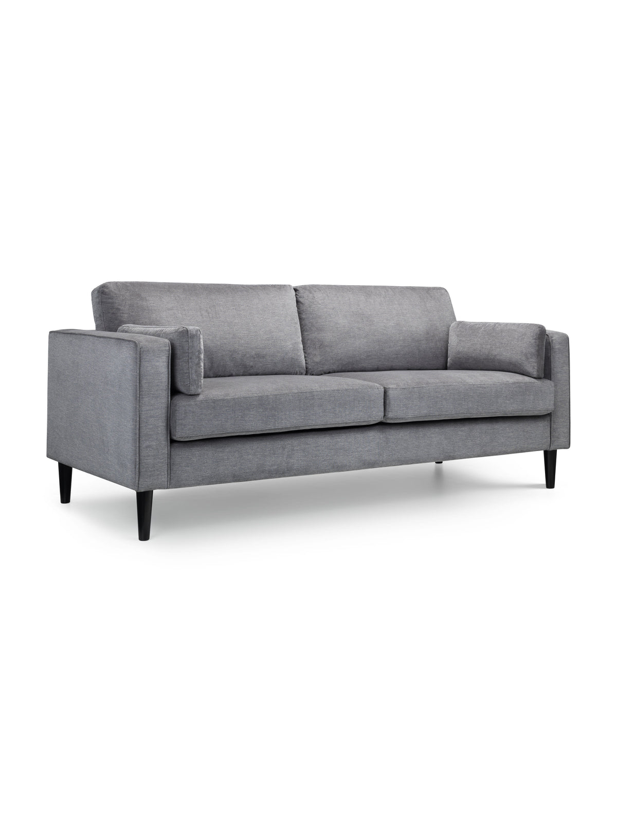 Hayward 3 Seater - Dark Grey Chenille Fabric