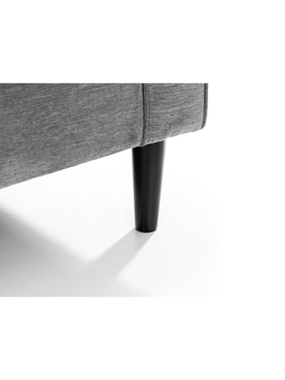 Hayward 3 Seater - Dark Grey Chenille Fabric