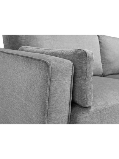 Hayward 3 Seater - Dark Grey Chenille Fabric