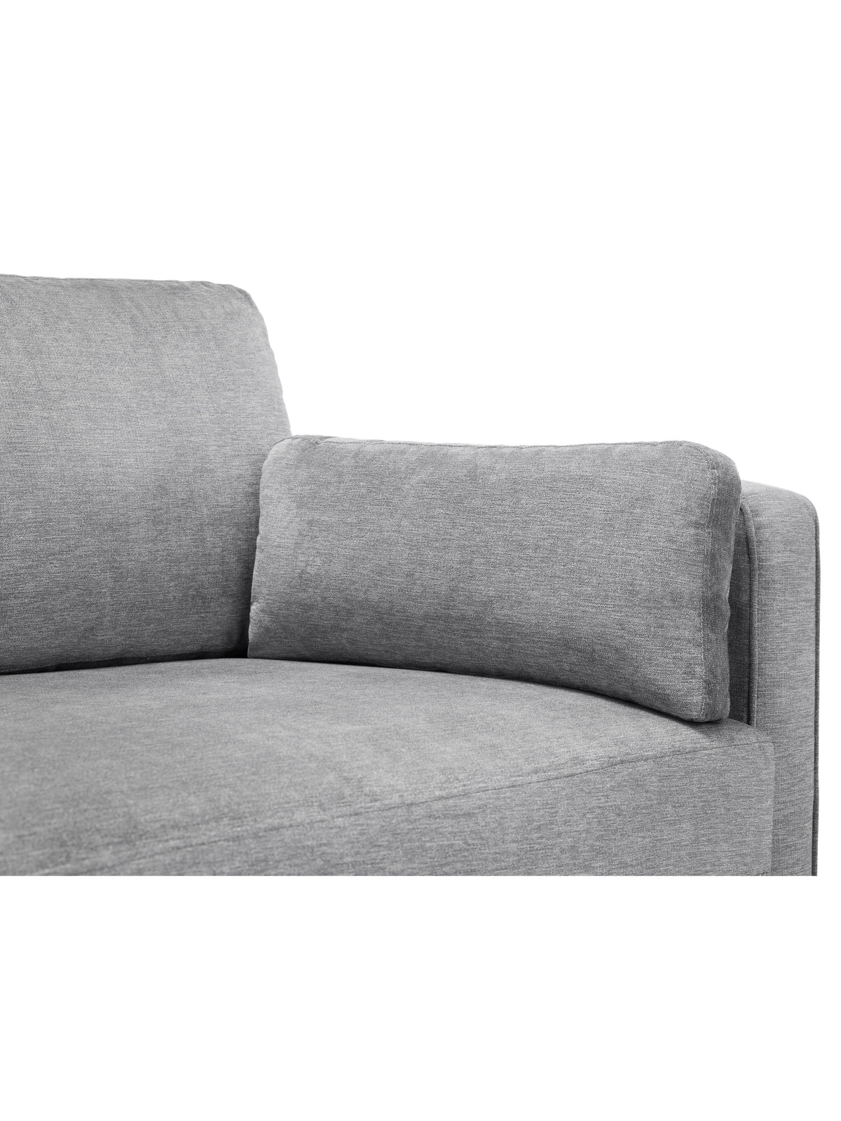 Hayward 3 Seater - Dark Grey Chenille Fabric