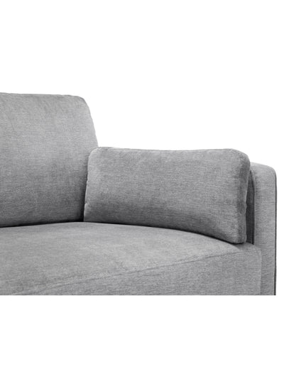 Hayward 3 Seater - Dark Grey Chenille Fabric