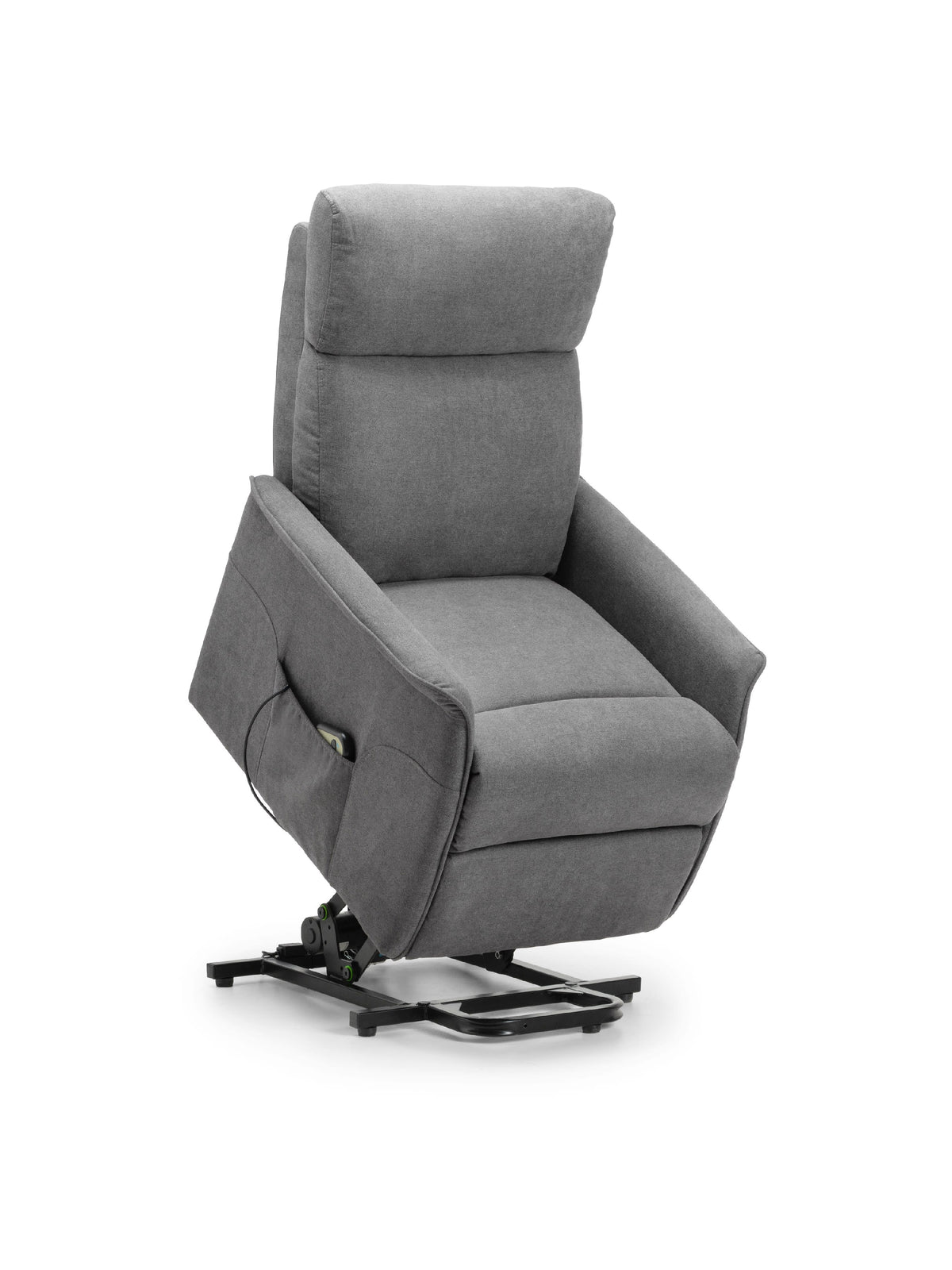 Helena Rise & Recline Chair - Charcoal Fabric