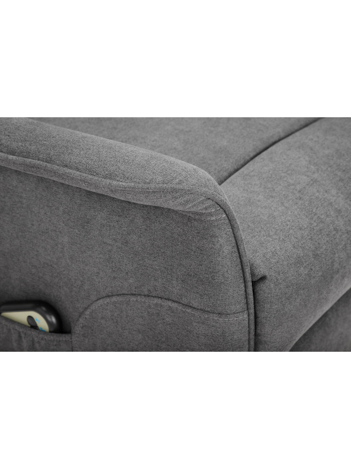 Helena Rise & Recline Chair - Charcoal Fabric