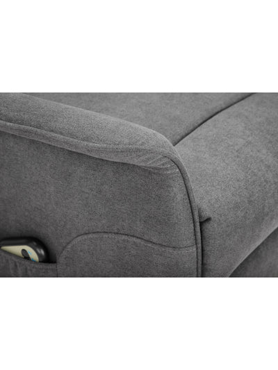Helena Rise & Recline Chair - Charcoal Fabric