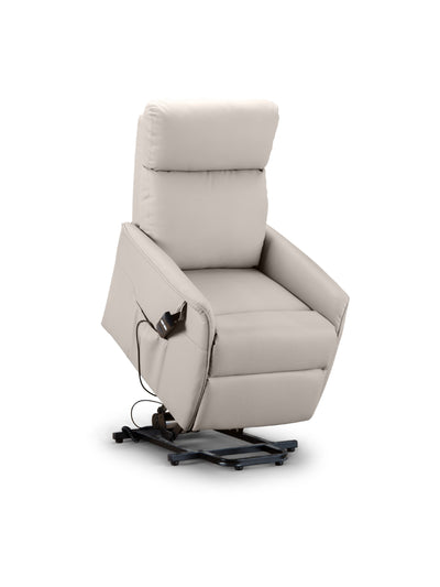 Helena Rise & Recline Chair Pebble Faux Leather