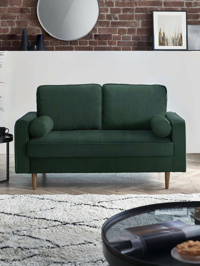 Henley 2 Seater Sofa Green Velvet