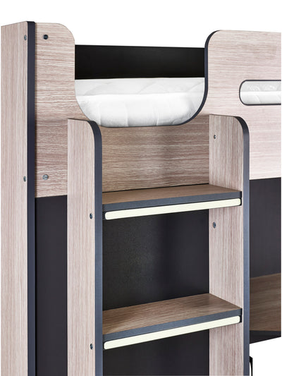 Hercules High Sleeper - Woodgrain & Anthracite