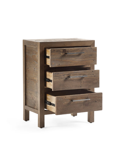 Heritage 3 Drawer Bedside