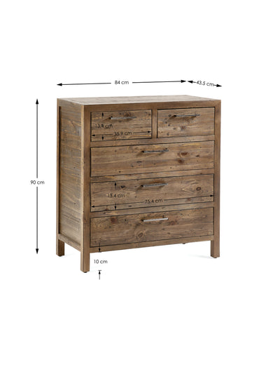 Heritage 3+2 Drawer Chest