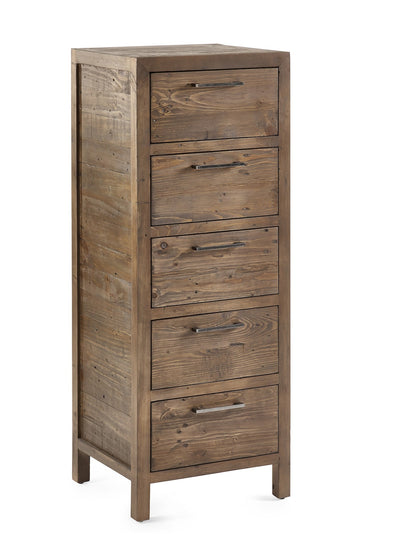 Heritage 5 Drawer Tallboy – Julian Bowen