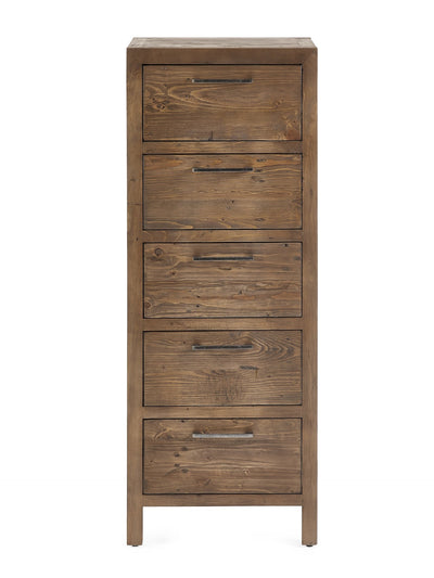 Heritage 5 Drawer Tallboy – Julian Bowen, view 4