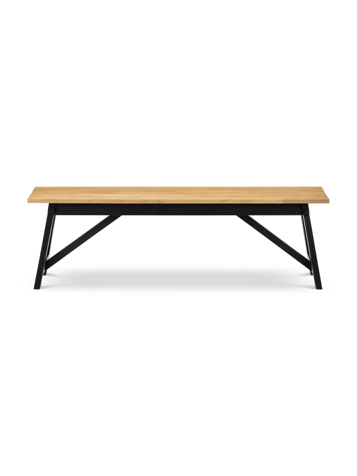 Hockley Bench Black/Oak
