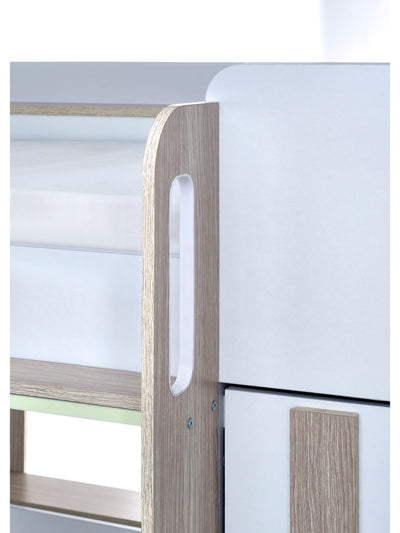 Horizon Bunk Bed - Pale Wood And White