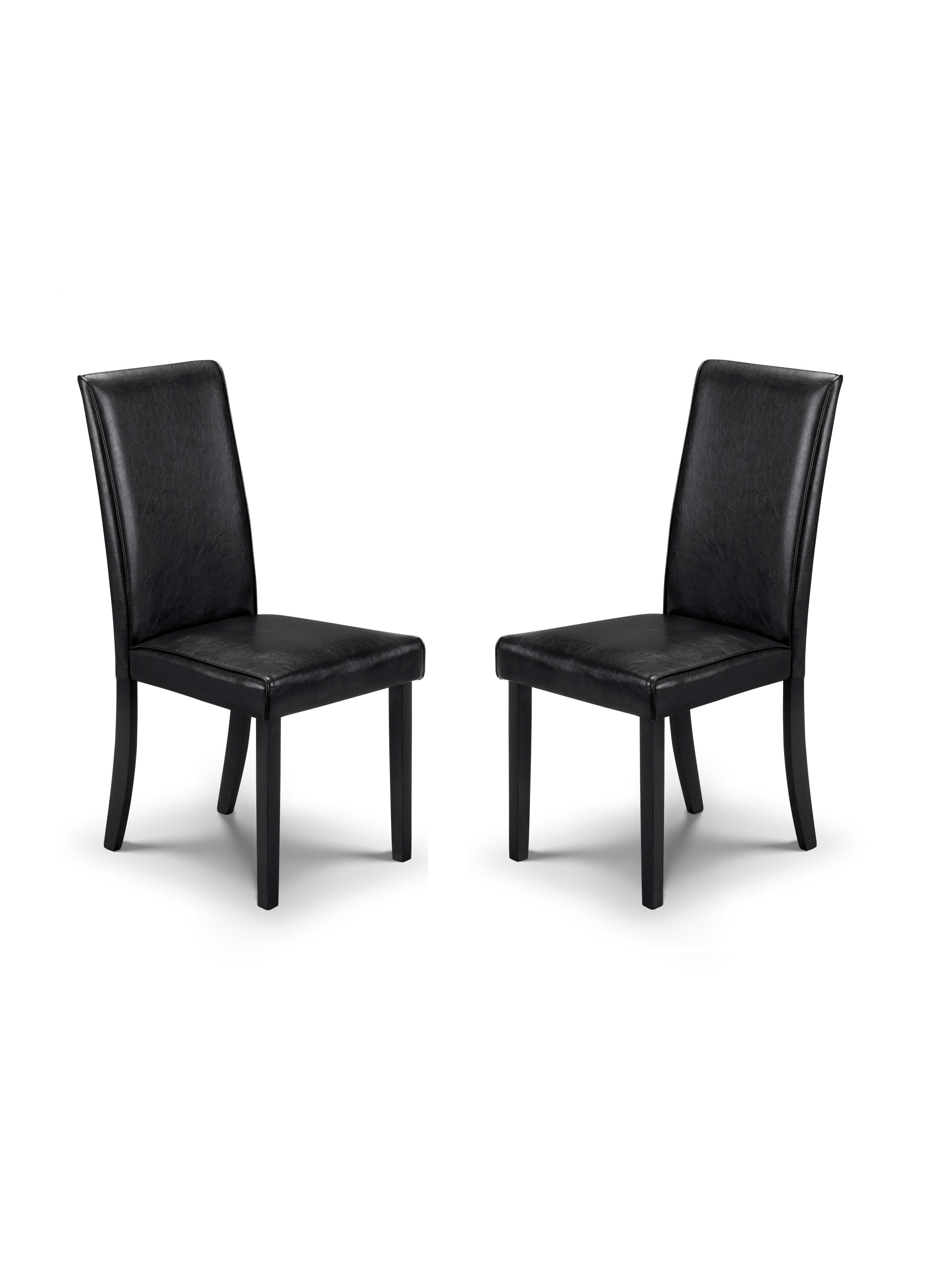 Hudson Black Dining Chairs (Set Of 2)