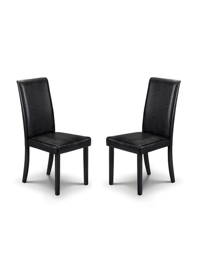 Hudson Black Dining Chairs (Set Of 2)
