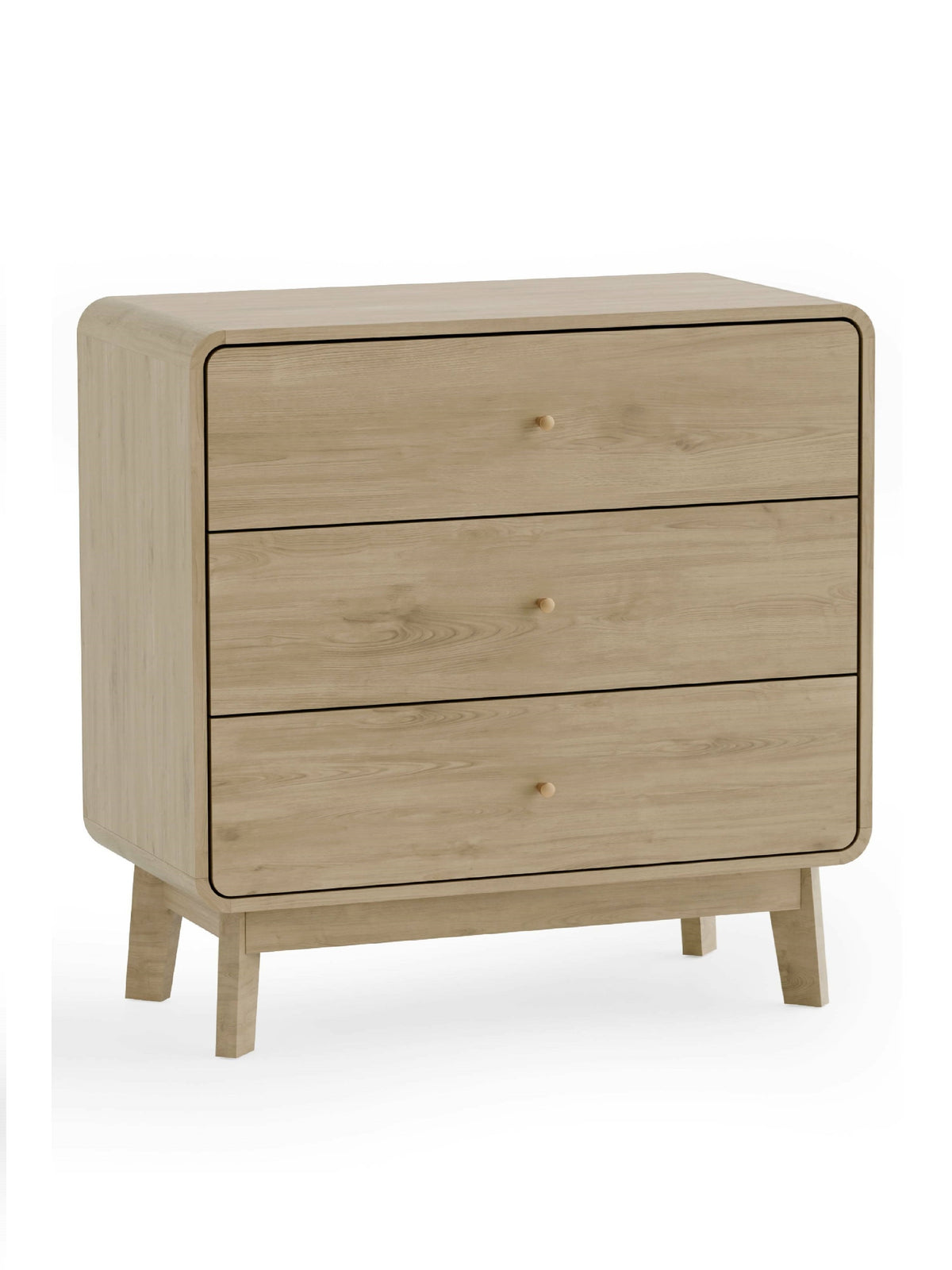 Ingrid 3 Drawer Chest Oak