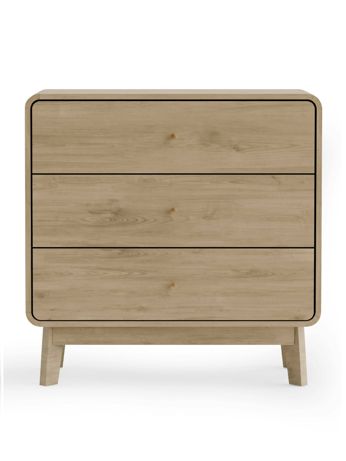 Ingrid 3 Drawer Chest Oak