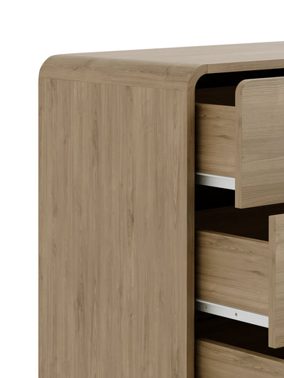 Ingrid 3 Drawer Chest Oak