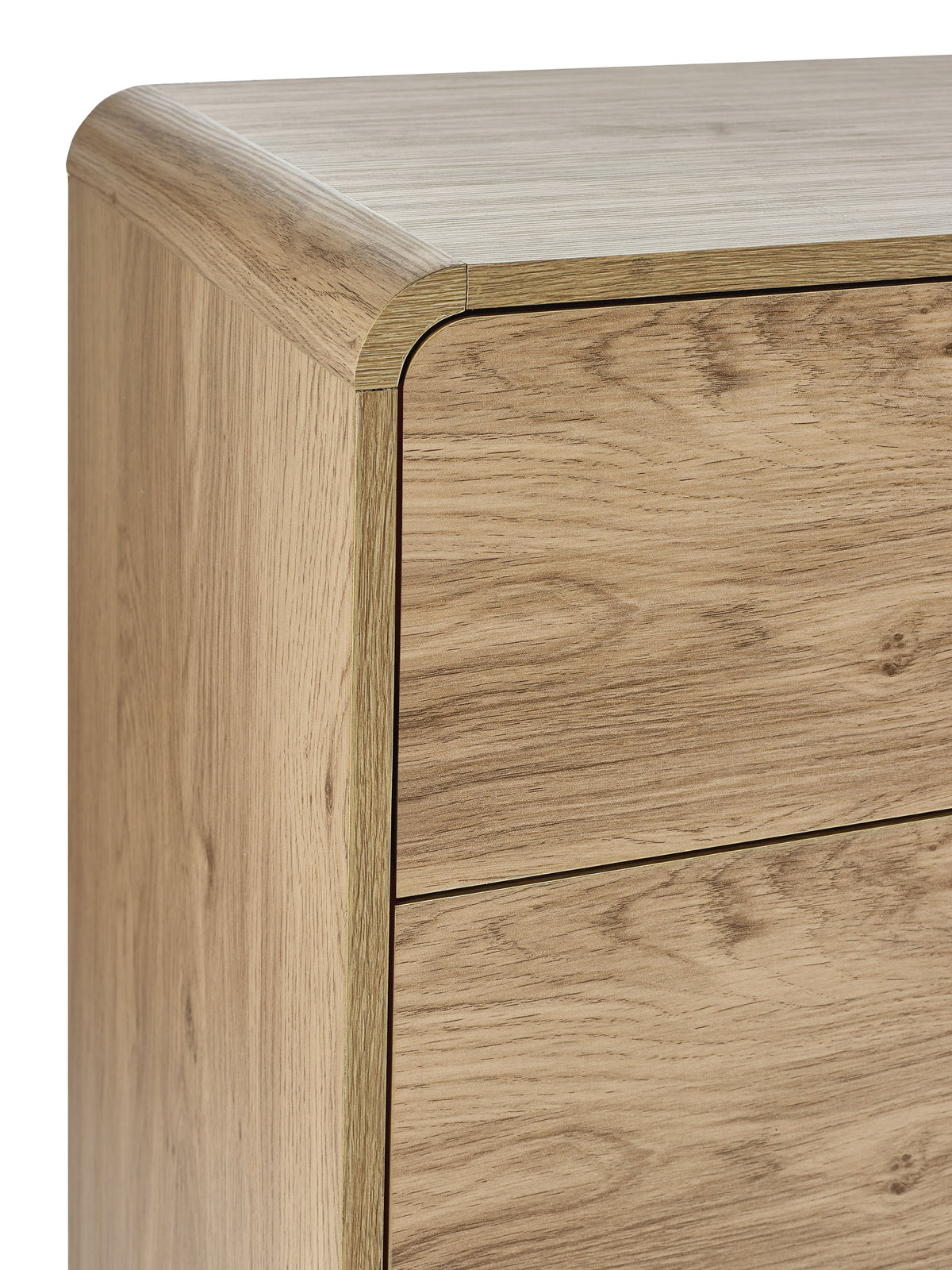 Ingrid 5 Drawer Chest Oak